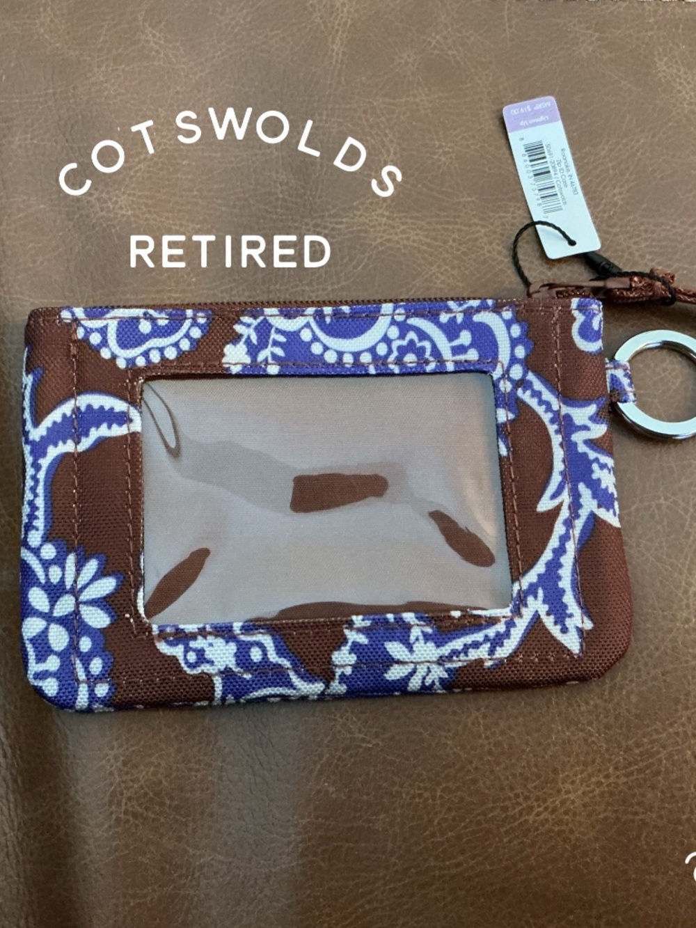 VERA BRADLEY ZIP ID CASE in COTSWOLDS